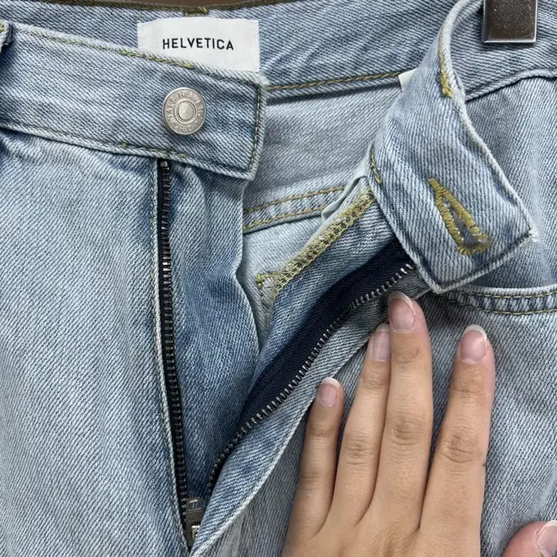 2829사이즈 헬베티카 와이드핏 데님 여성 여자 helvetica 청바지 상품이미지6