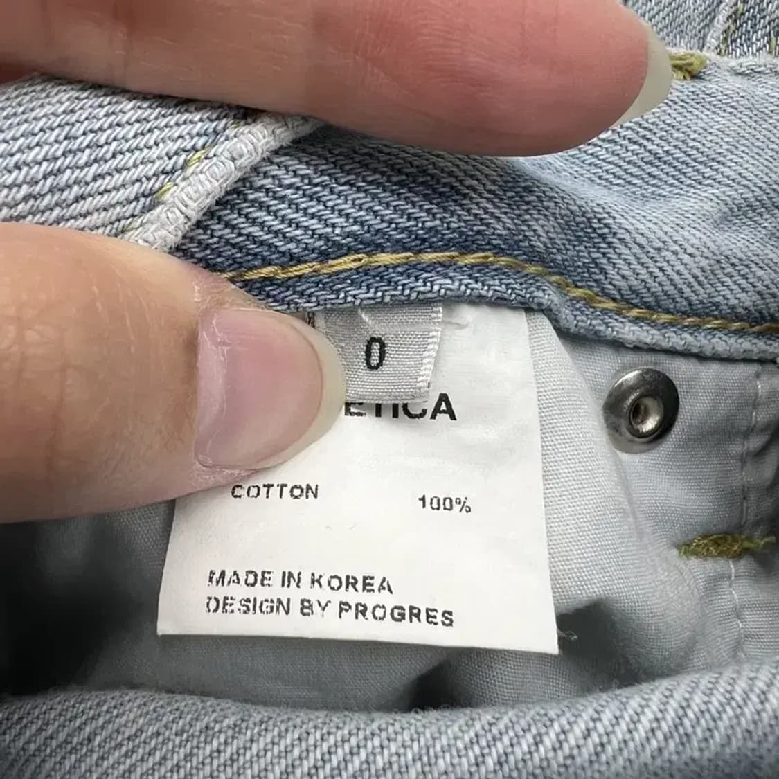 2829사이즈 헬베티카 와이드핏 데님 여성 여자 helvetica 청바지 상품이미지9