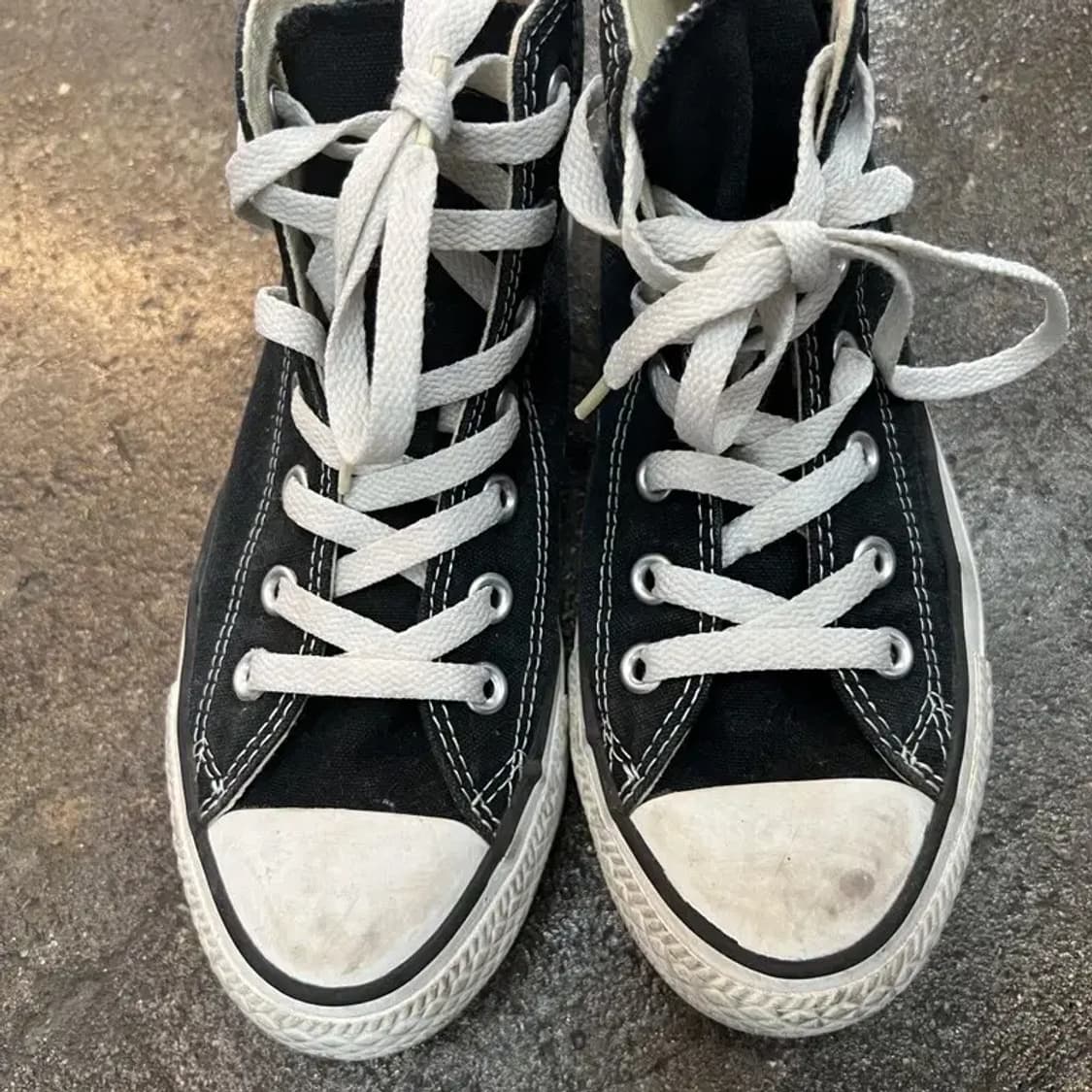 230 컨버스 여성 척테일리 하이탑 블랙 스니커즈 상품이미지4