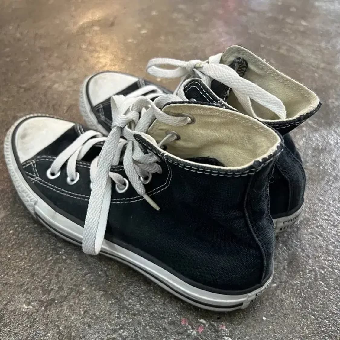 230 컨버스 여성 척테일리 하이탑 블랙 스니커즈 상품이미지5