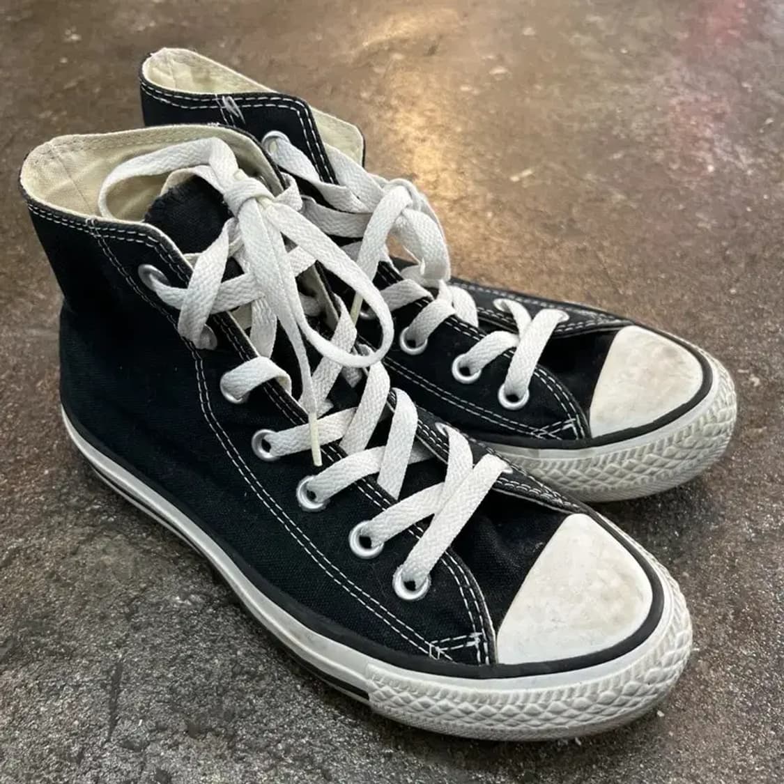 230 컨버스 여성 척테일리 하이탑 블랙 스니커즈 상품이미지7