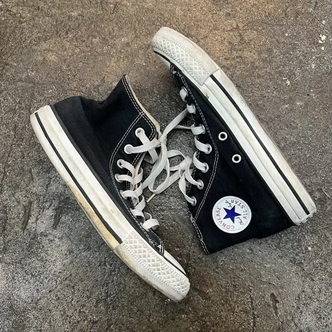 230 컨버스 여성 척테일리 하이탑 블랙 스니커즈 상품이미지8