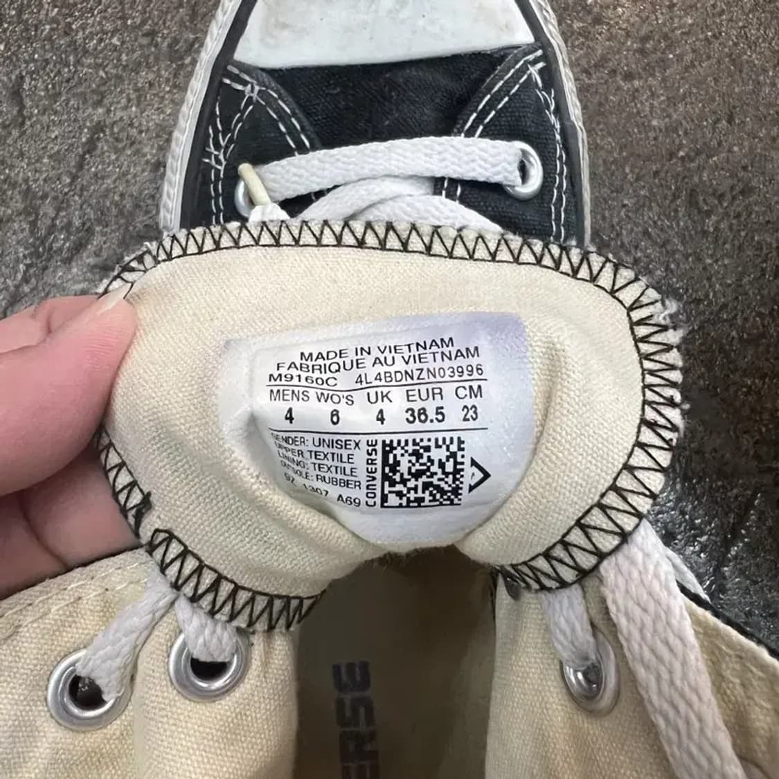 230 컨버스 여성 척테일리 하이탑 블랙 스니커즈 상품이미지9