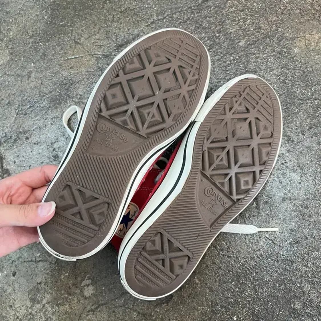 230 컨버스 여성 척테일러 스니커즈 하이탑 레드 상품이미지3