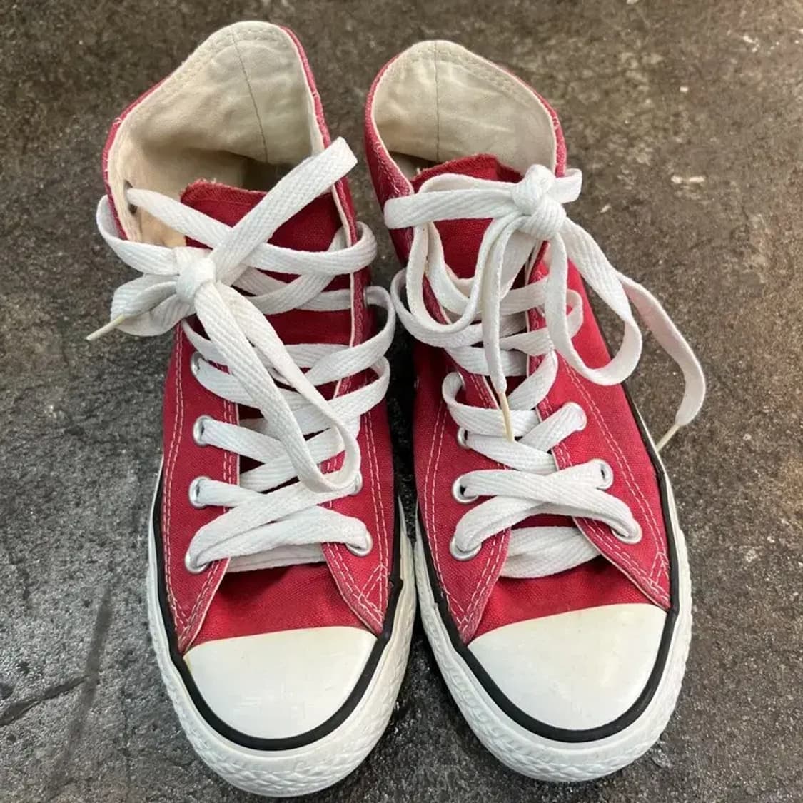 230 컨버스 여성 척테일러 스니커즈 하이탑 레드 상품이미지4