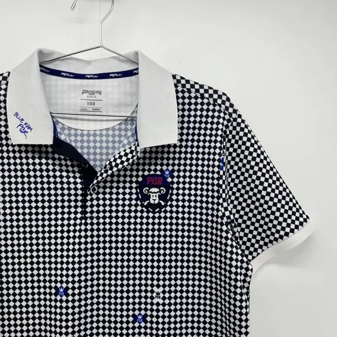 100 pgr 남자 골프 기능성 웨어 스판 카라티셔츠 남자골프웨어 상품이미지3