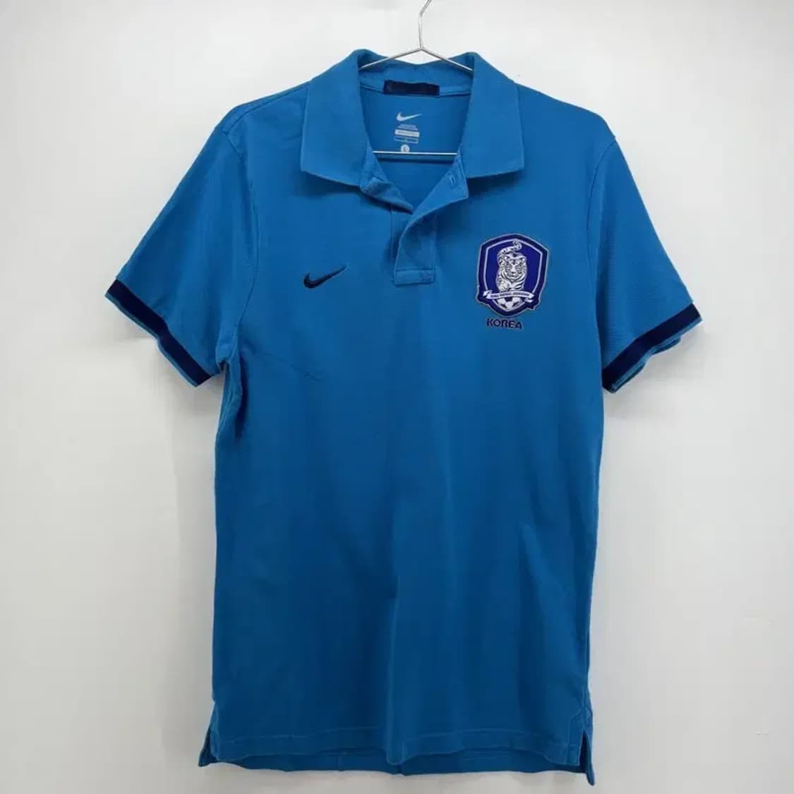 라지 나이키 kfa 풋볼 카라티셔츠 반팔티셔츠 국대 블록코어룩 상품이미지1