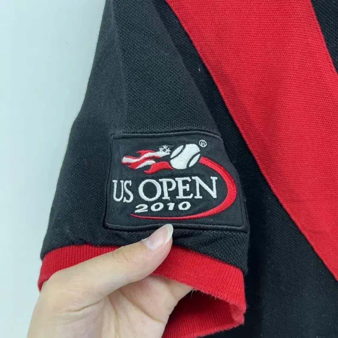 미디움 폴로랄프로렌 usopen y2k룩 빈티지 올드스쿨 카라티셔츠 상품이미지5