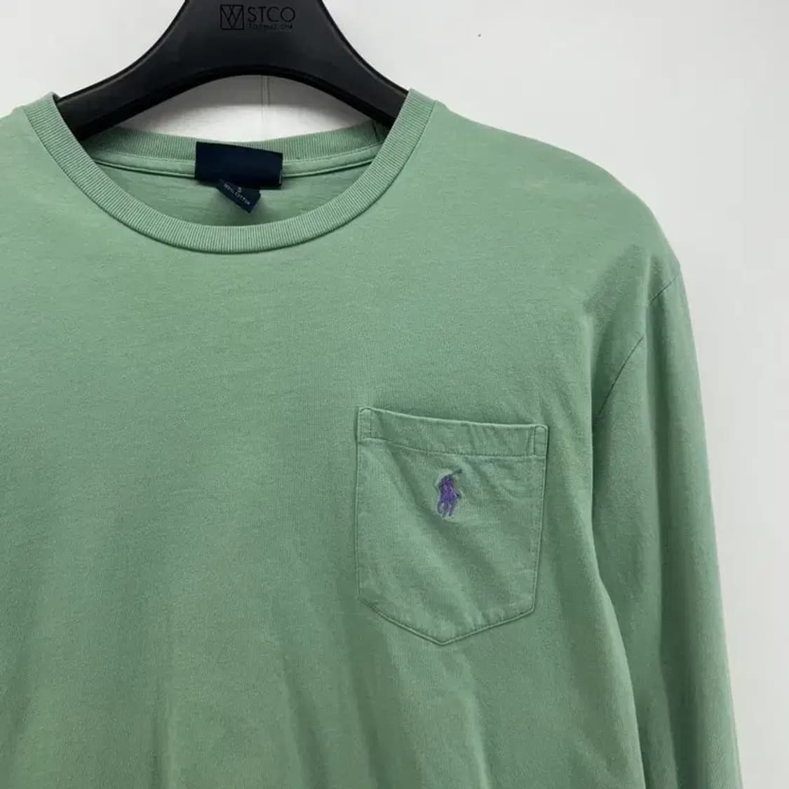 스몰 폴로랄프로렌 올드스쿨 쭉티 그린 쭉티 긴팔 빈티지 상품이미지4