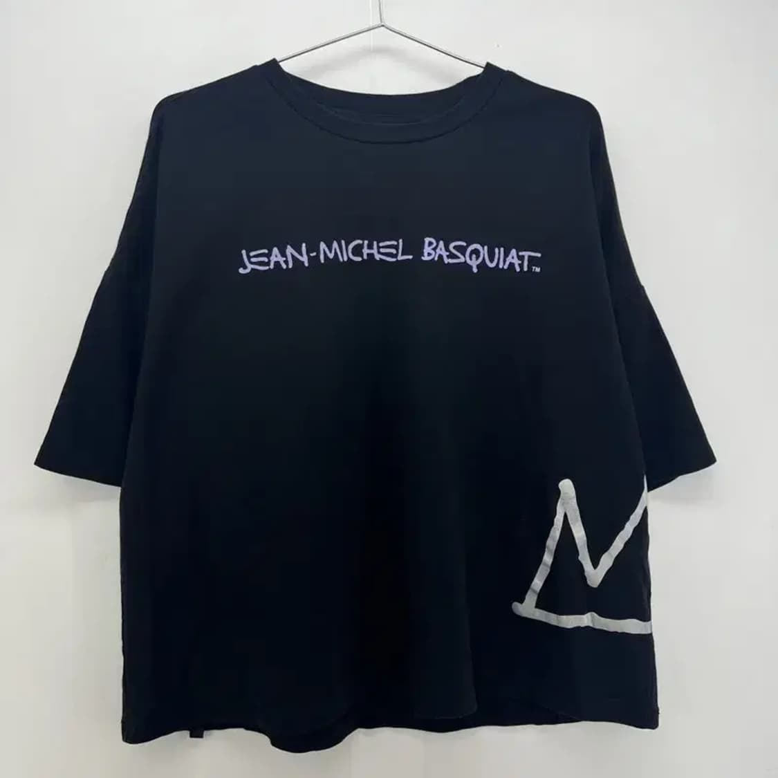 85 장미쉘 바스키아 여성 골프 웨어 블랙 티셔츠 여름반팔 상품이미지1