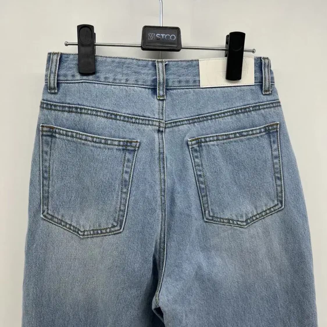 0 ore 오어 여자데님 컷팅 청바지 와이드팬츠 연청 여름청바지 상품이미지6