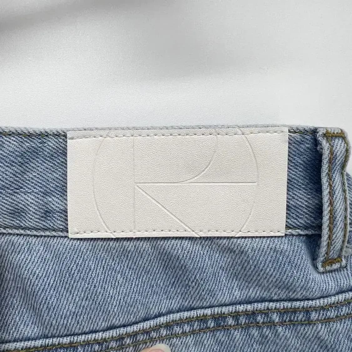 0 ore 오어 여자데님 컷팅 청바지 와이드팬츠 연청 여름청바지 상품이미지8