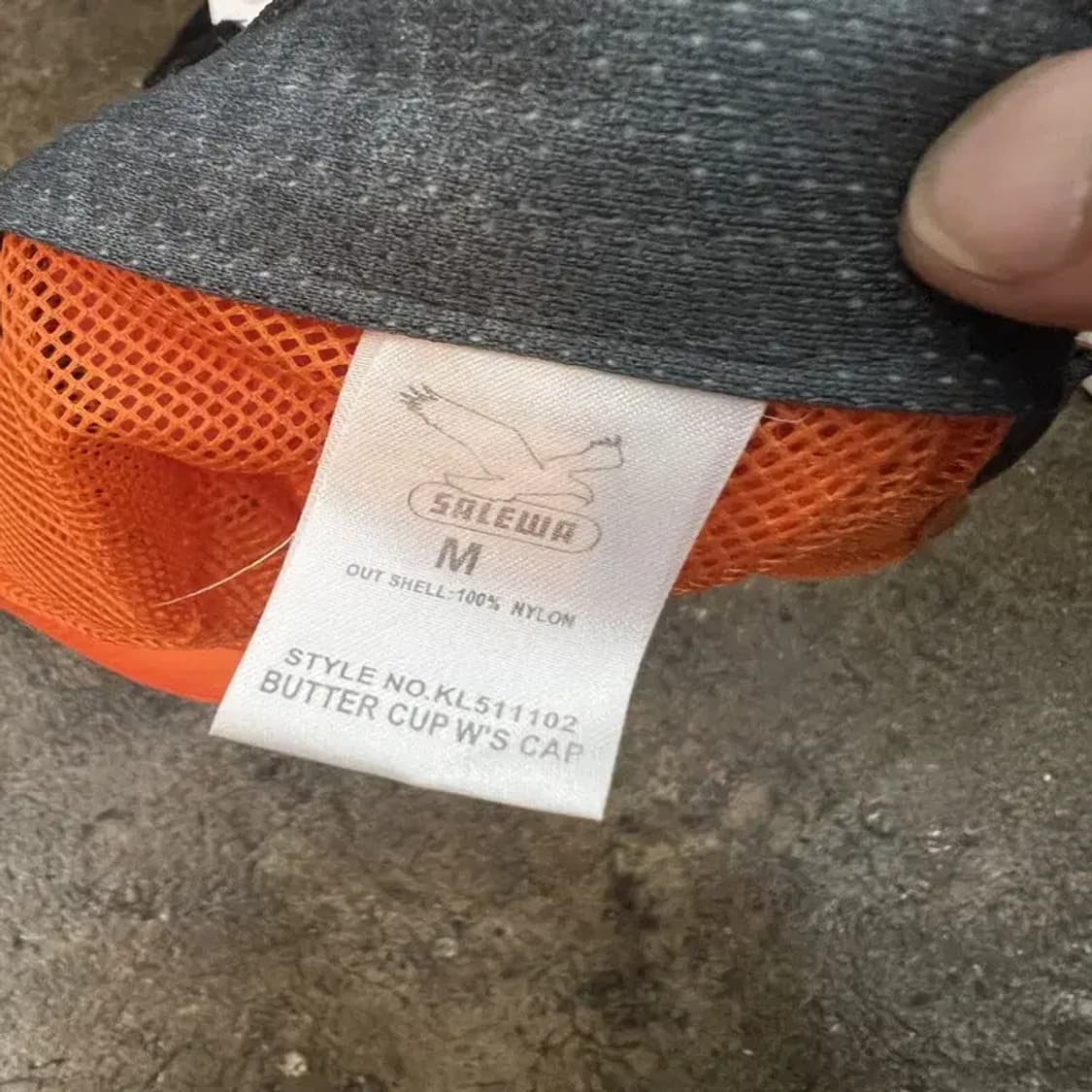 os 살레와 나일론 등산 기능성 모자 볼캡 주황 고프코어 상품이미지4