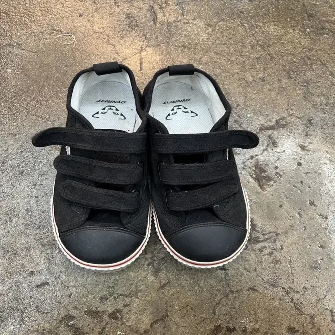 240 다이나핏 루도우벨크로 블랙 여성 스니커즈 상품이미지1