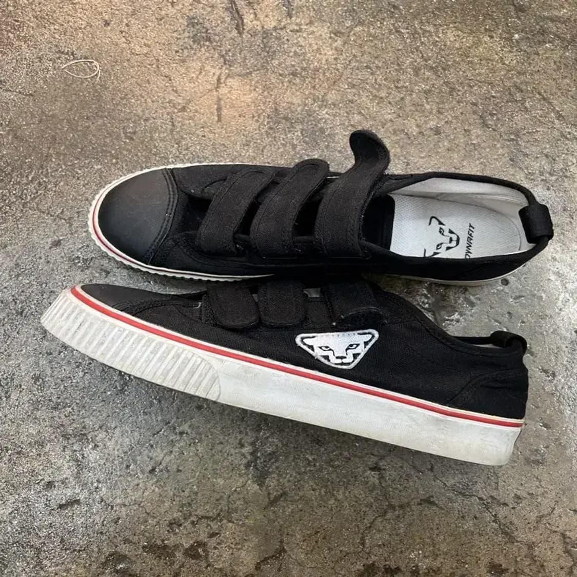 240 다이나핏 루도우벨크로 블랙 여성 스니커즈 상품이미지4