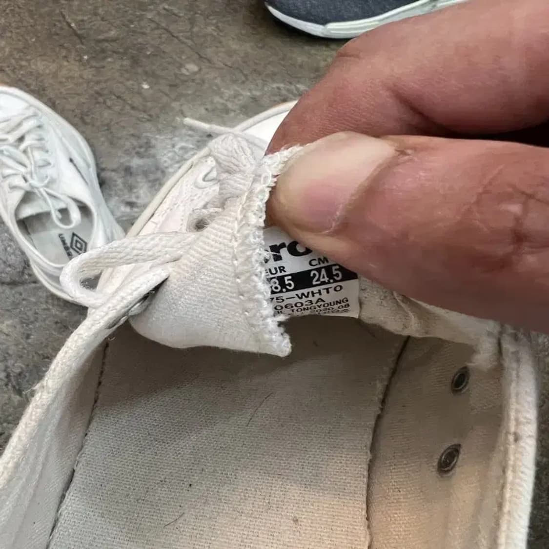 245 엄브로 토비스니커즈 여자운동화 스니커즈 화이트 상품이미지6