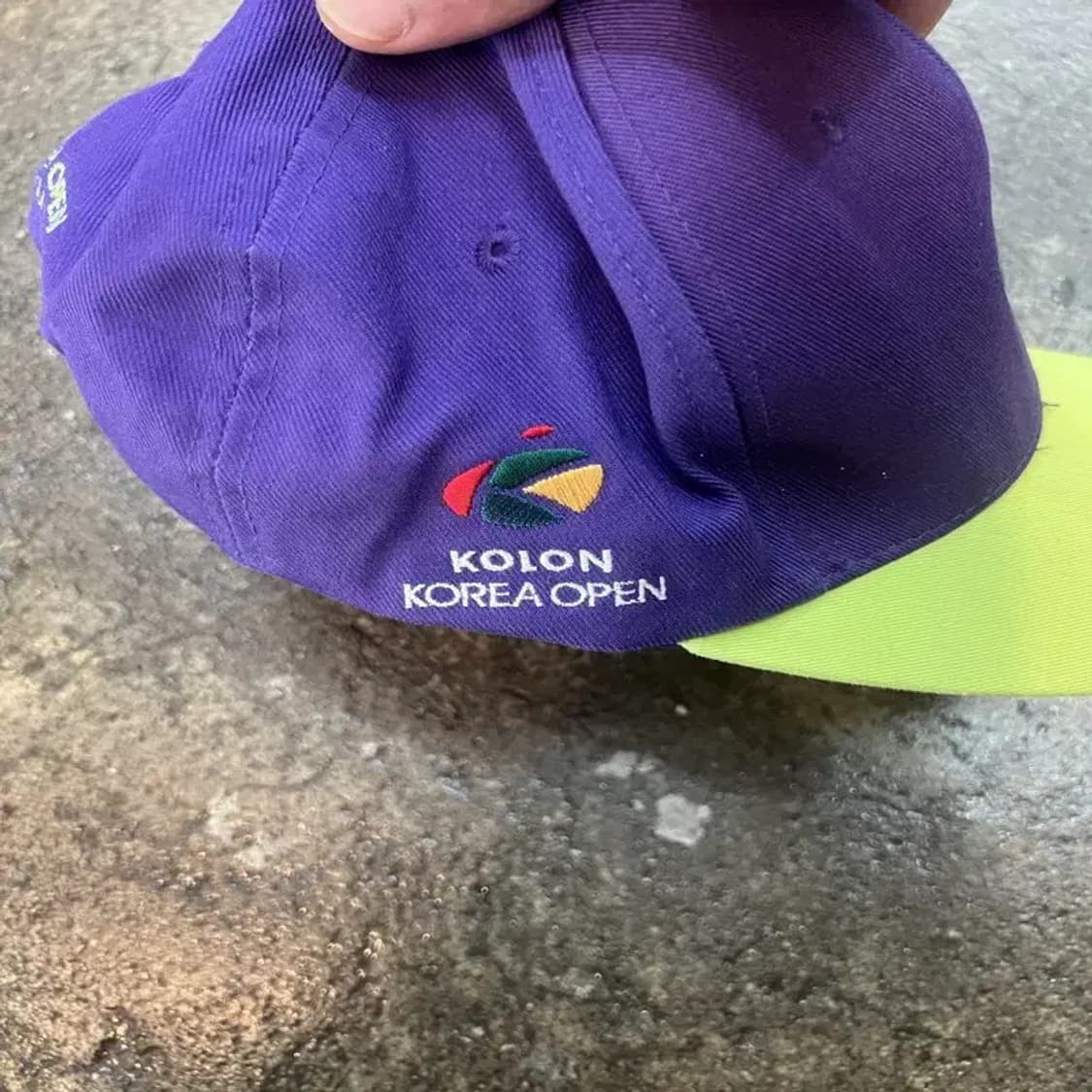 os 코오롱 올드스쿨 오픈 골프 모자 빈티지룩 상품이미지4