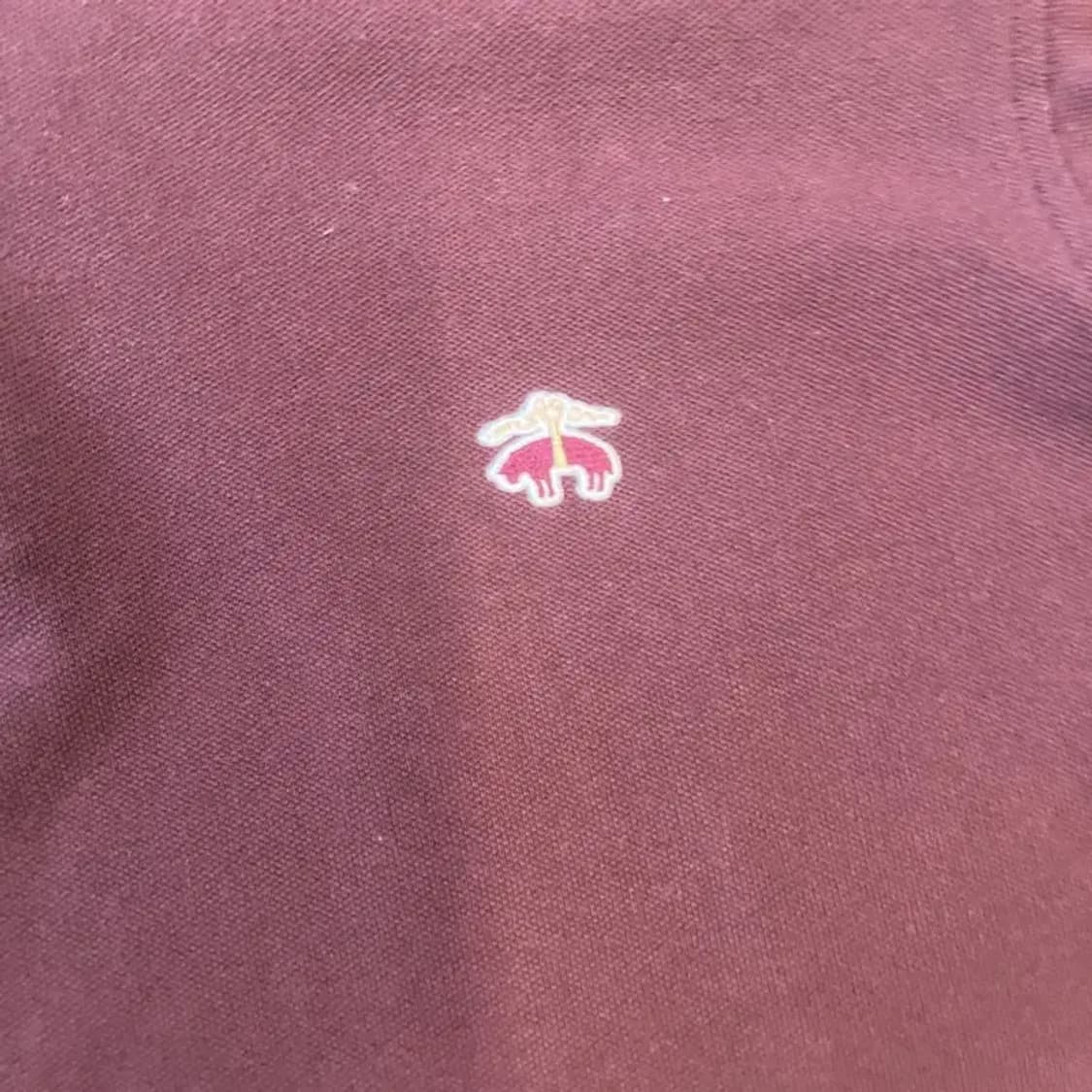 미디움 브룩스브라더스 남자 오버핏 카라반팔티셔츠 빈티지 상품이미지3