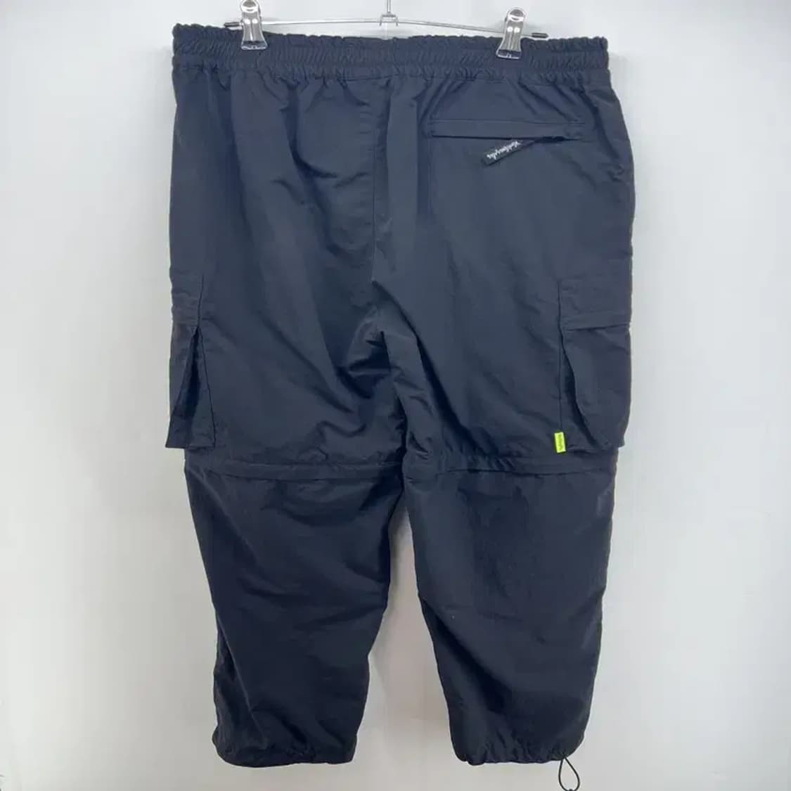 30~31 마크곤잘레스 포켓 스트링 나일론 카고 팬츠 블랙 빈티지 상품이미지2