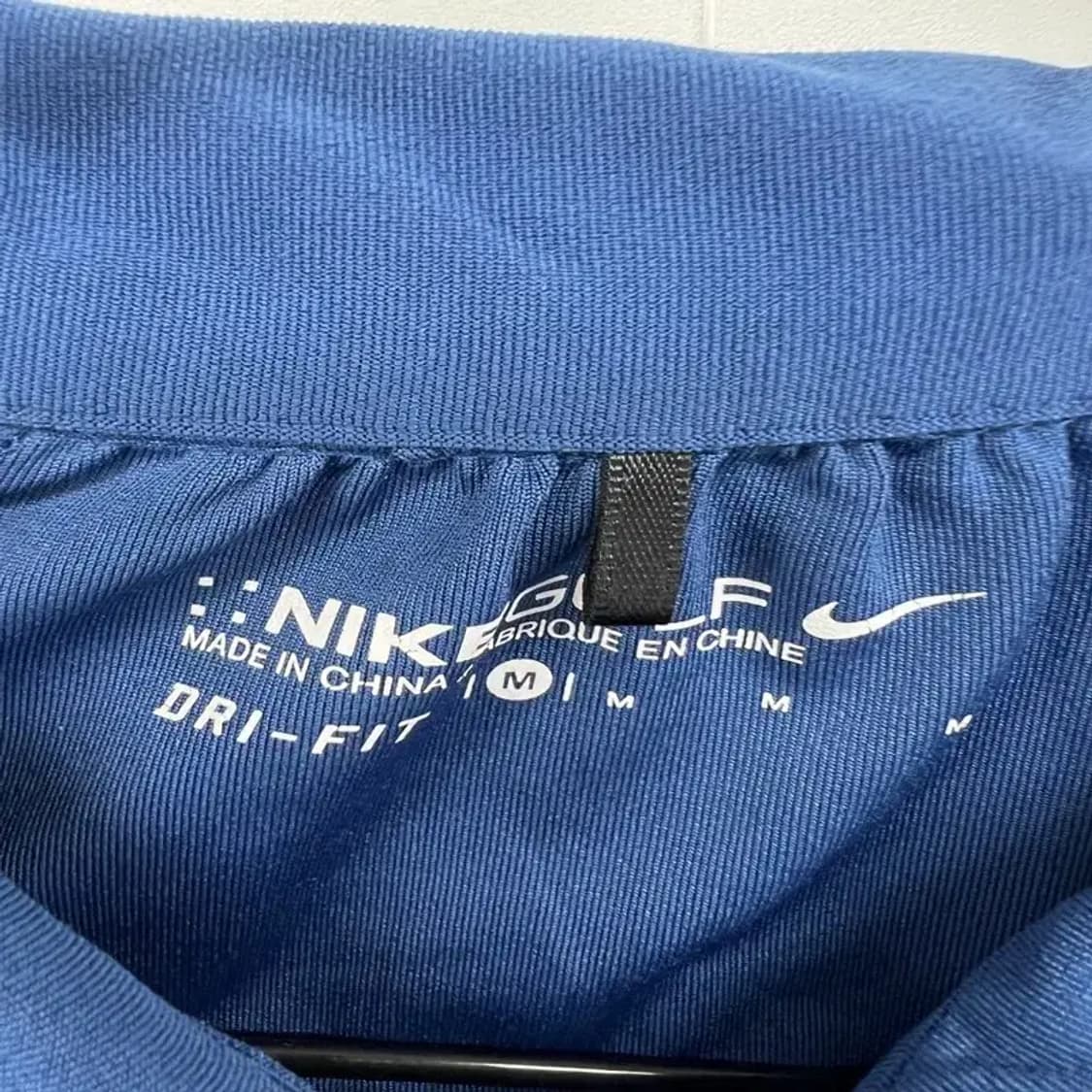 85 나이키 골프 여자 기능성 반팔티셔츠 블루 빈티지 스판 상품이미지4