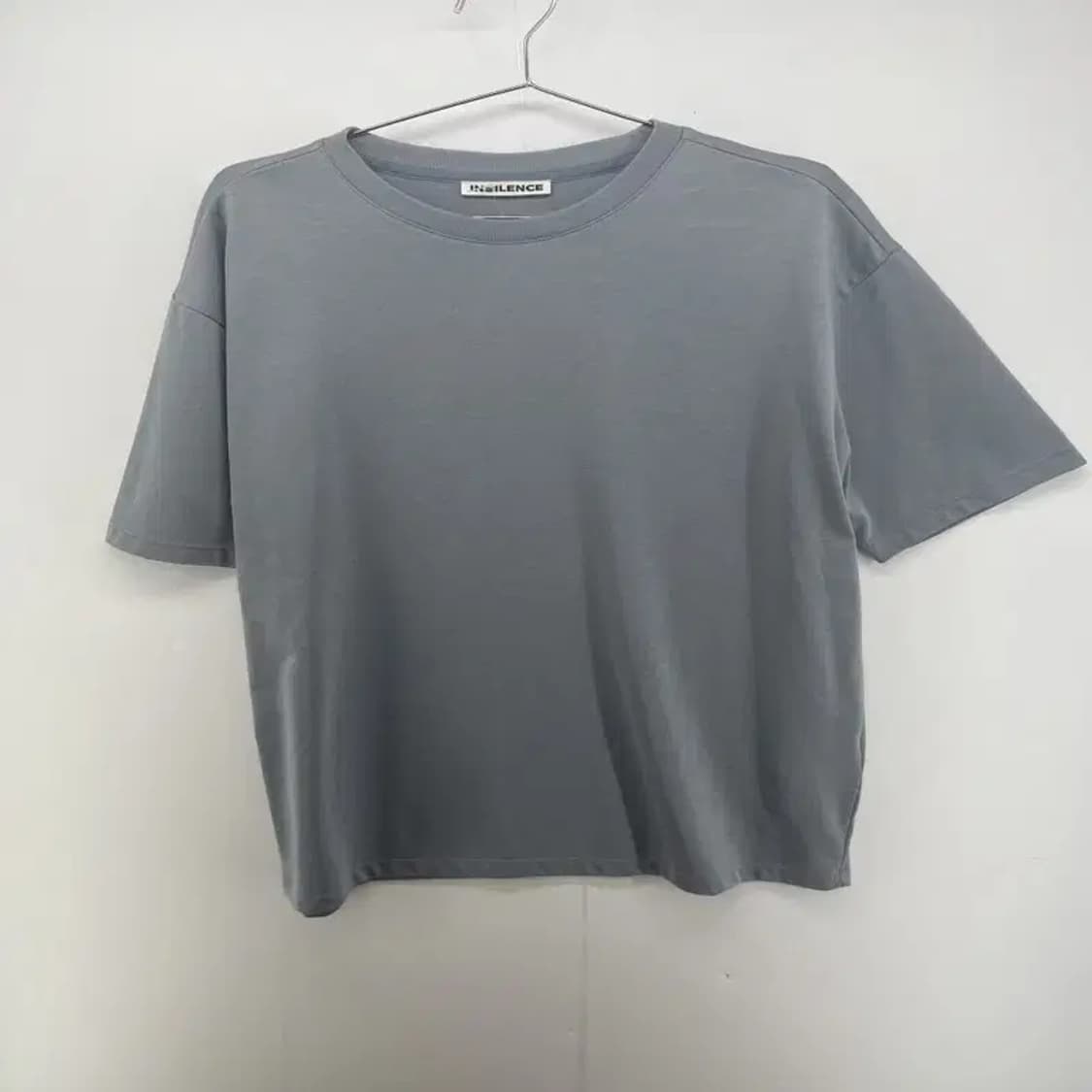 미디움 인사일런스 오버핏 무지 반팔티셔츠 빈티지 남여공용 여름티 상품이미지1