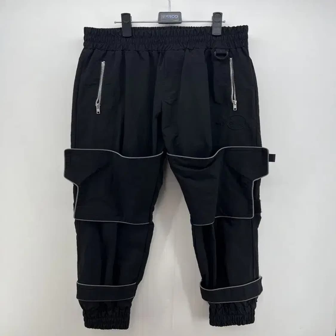 2 드네이지 나일론 유니크 빈티지 블랙 팬츠 트레이닝복 상품이미지1