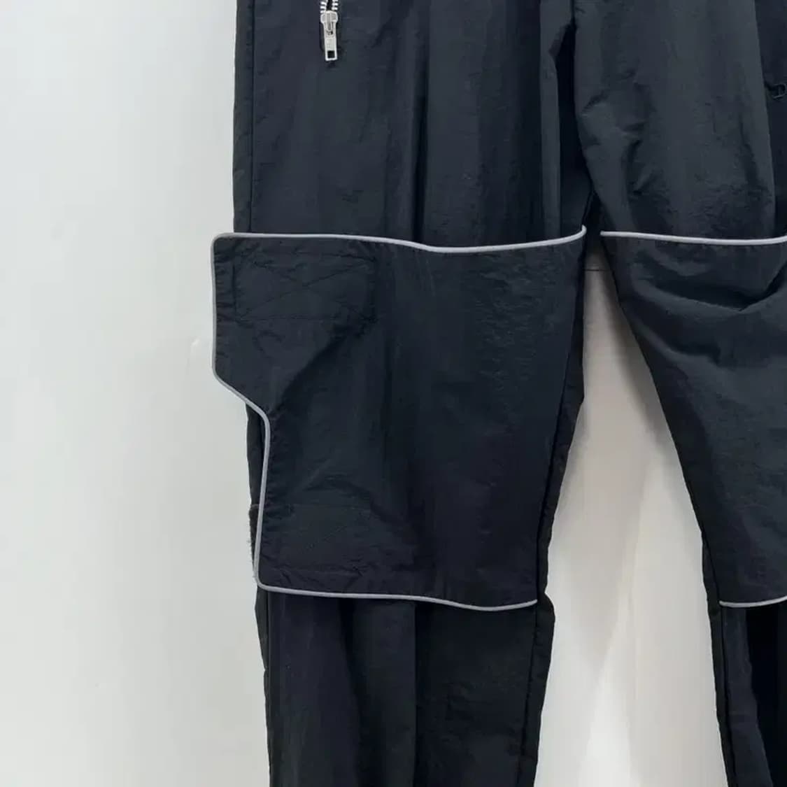2 드네이지 나일론 유니크 빈티지 블랙 팬츠 트레이닝복 상품이미지5