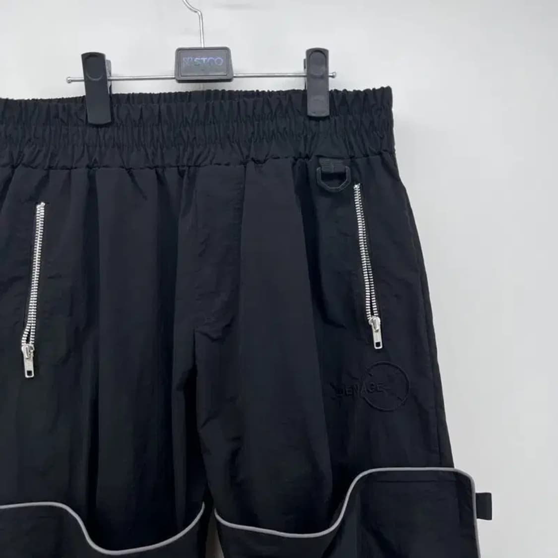 2 드네이지 나일론 유니크 빈티지 블랙 팬츠 트레이닝복 상품이미지6