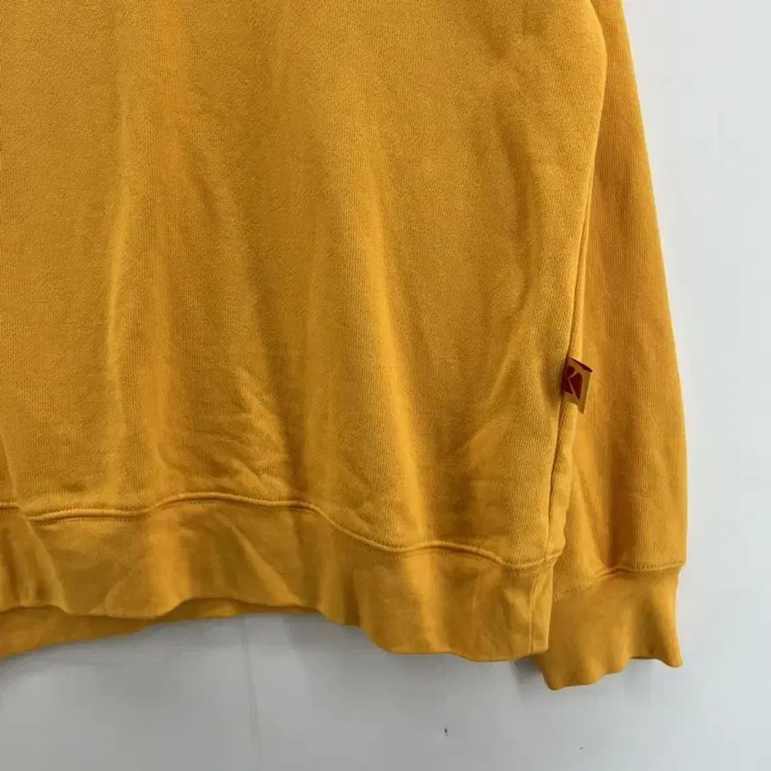 미디움 코닥 오버핏 남여공용 옐로우 맨투맨티셔츠 빈티지 상품이미지5