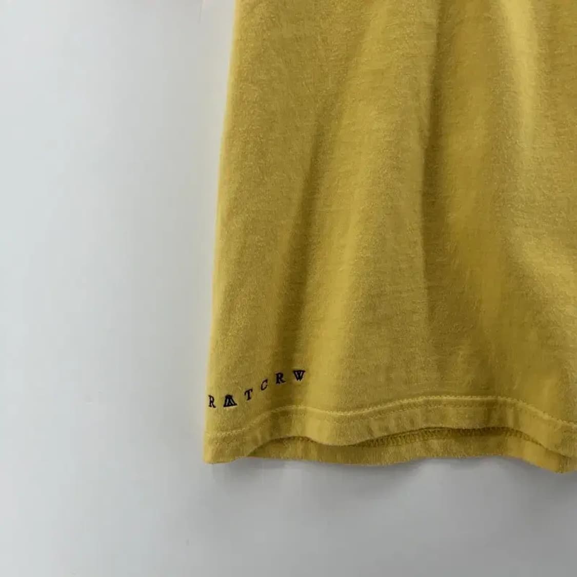 라지 로맨틱크라운 오버핏 옐로우 반팔티셔츠 남자 여름티 상품이미지5