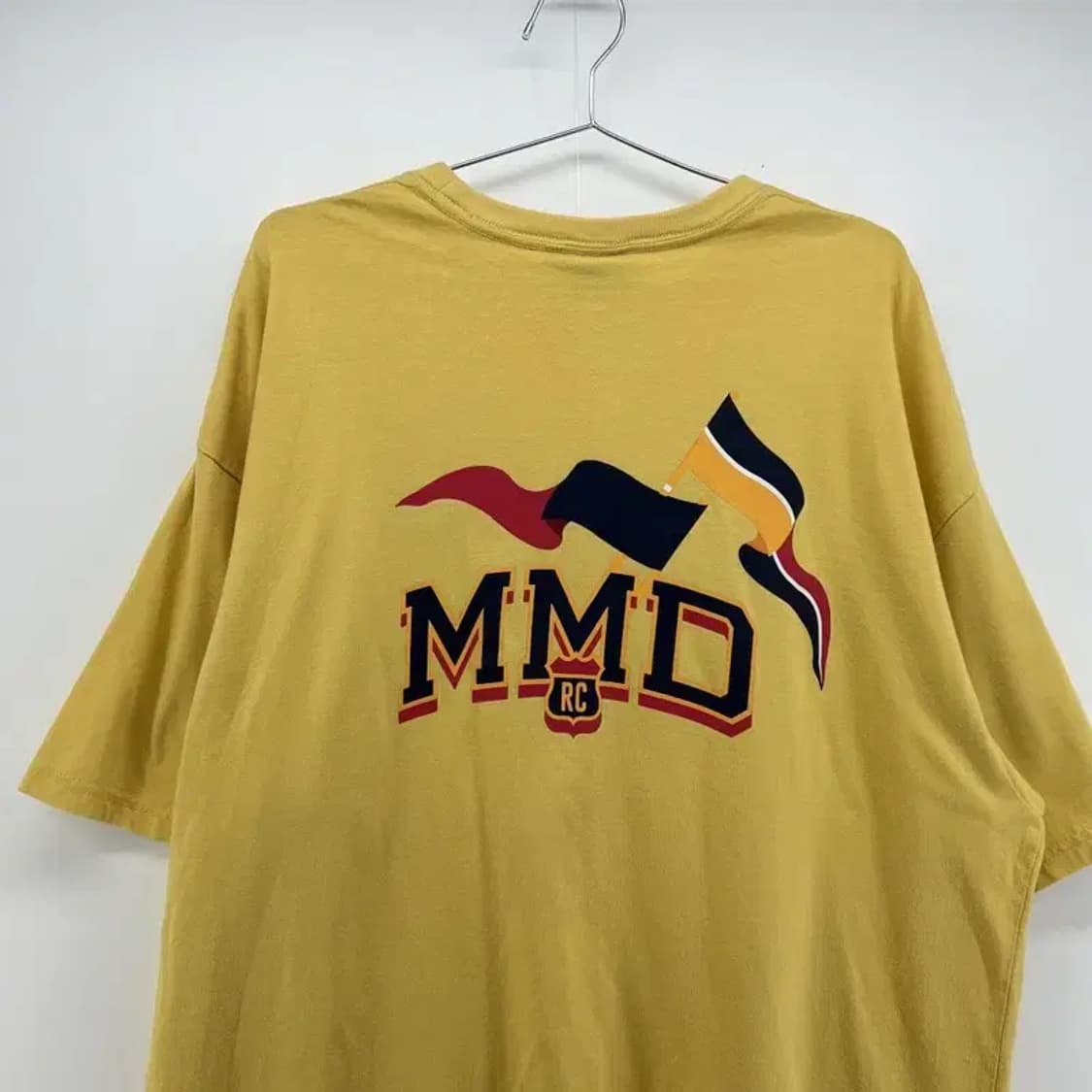 라지 로맨틱크라운 오버핏 옐로우 반팔티셔츠 남자 여름티 상품이미지7