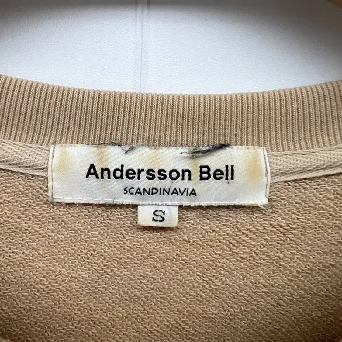 스몰 앤더슨벨 오버핏 맨투맨티셔츠 반바지 코디 저녁룩 상품이미지7