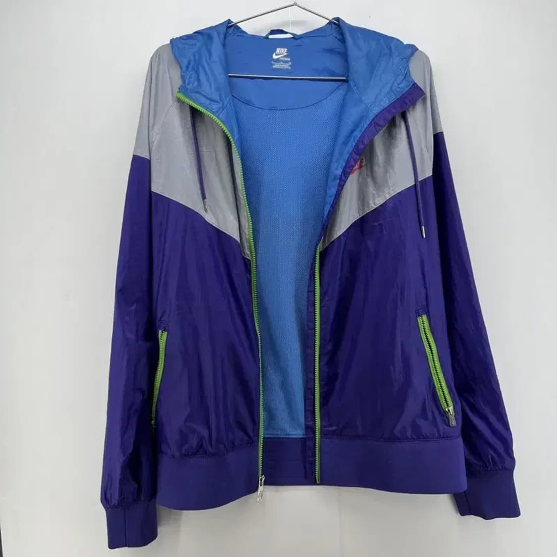 라지 나이키 투톤 윈드러너 여자 바람막이 자켓 여름바막 빈티지 상품이미지3