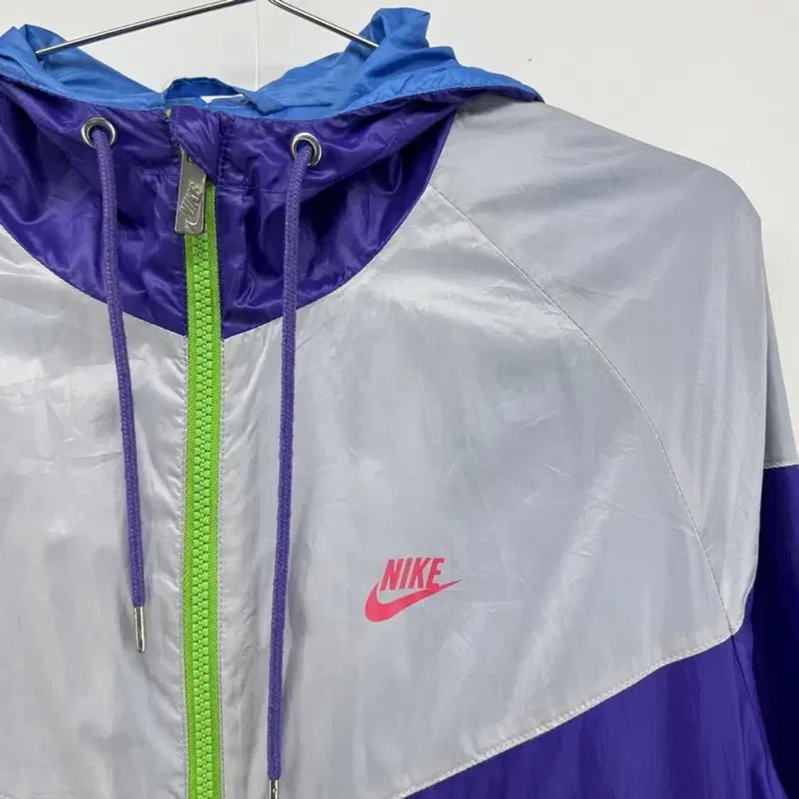 라지 나이키 투톤 윈드러너 여자 바람막이 자켓 여름바막 빈티지 상품이미지5