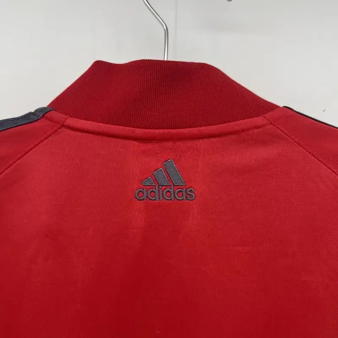 95 아디다스 삼선 다홍색 레드 져지 hsw니트 트레이닝탑져지 여자 상품이미지8