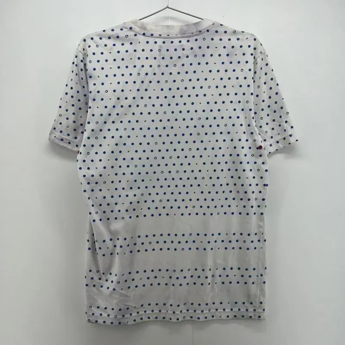 90 아디다스 오리지널스 불꽃로고 오버핏 땡땡이 반팔티셔츠 빈티지 상품이미지2