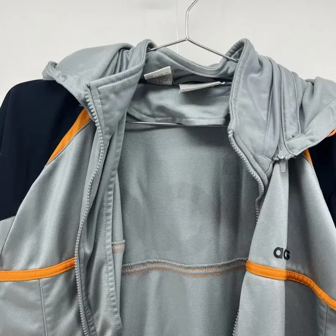 105 아디다스 오버핏 바람막이자켓 빈티지 남자 후드 후디집업 상품이미지7