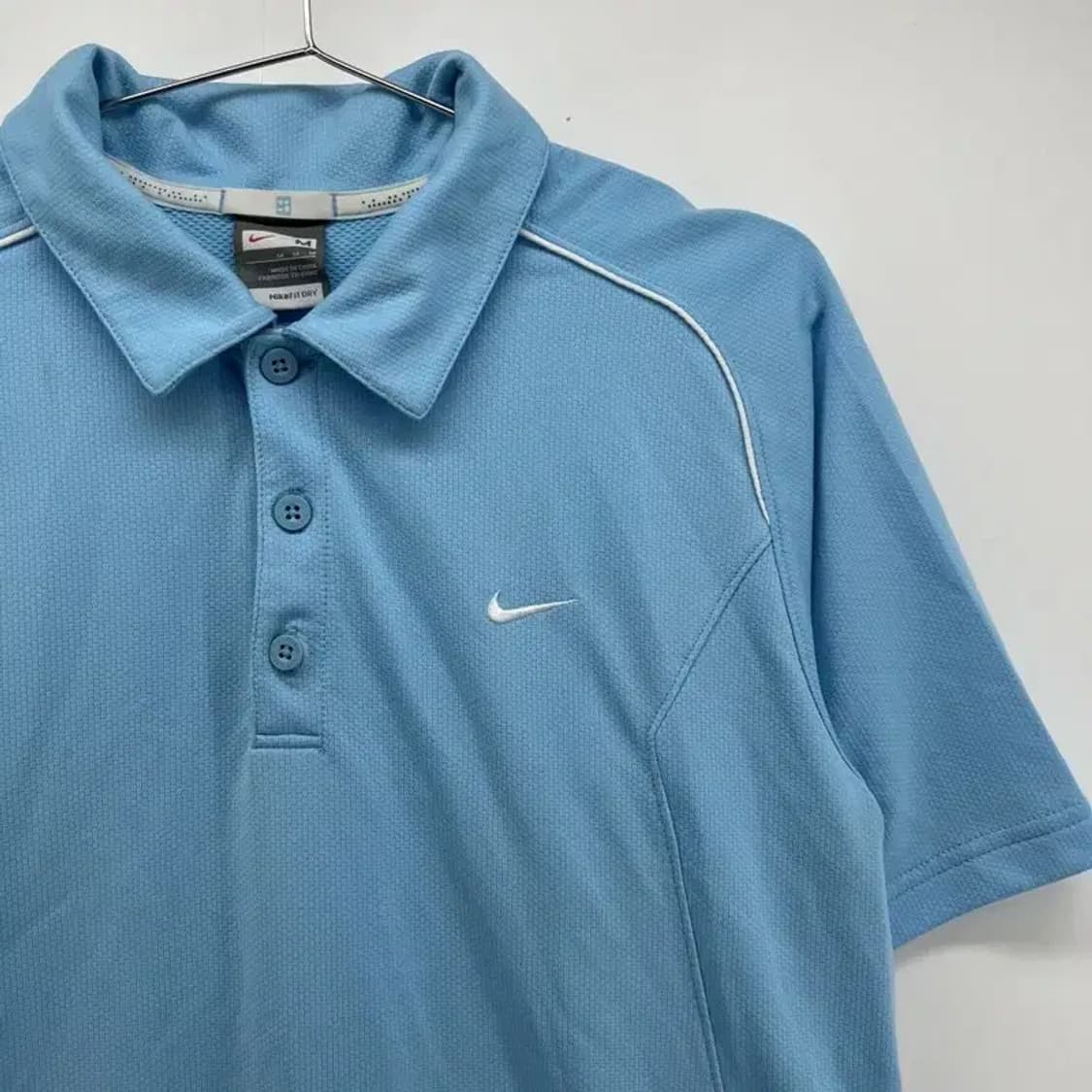 미디움 나이키 오버핏 올드스쿨 기능성 골프 운동 카라티셔츠 상품이미지3