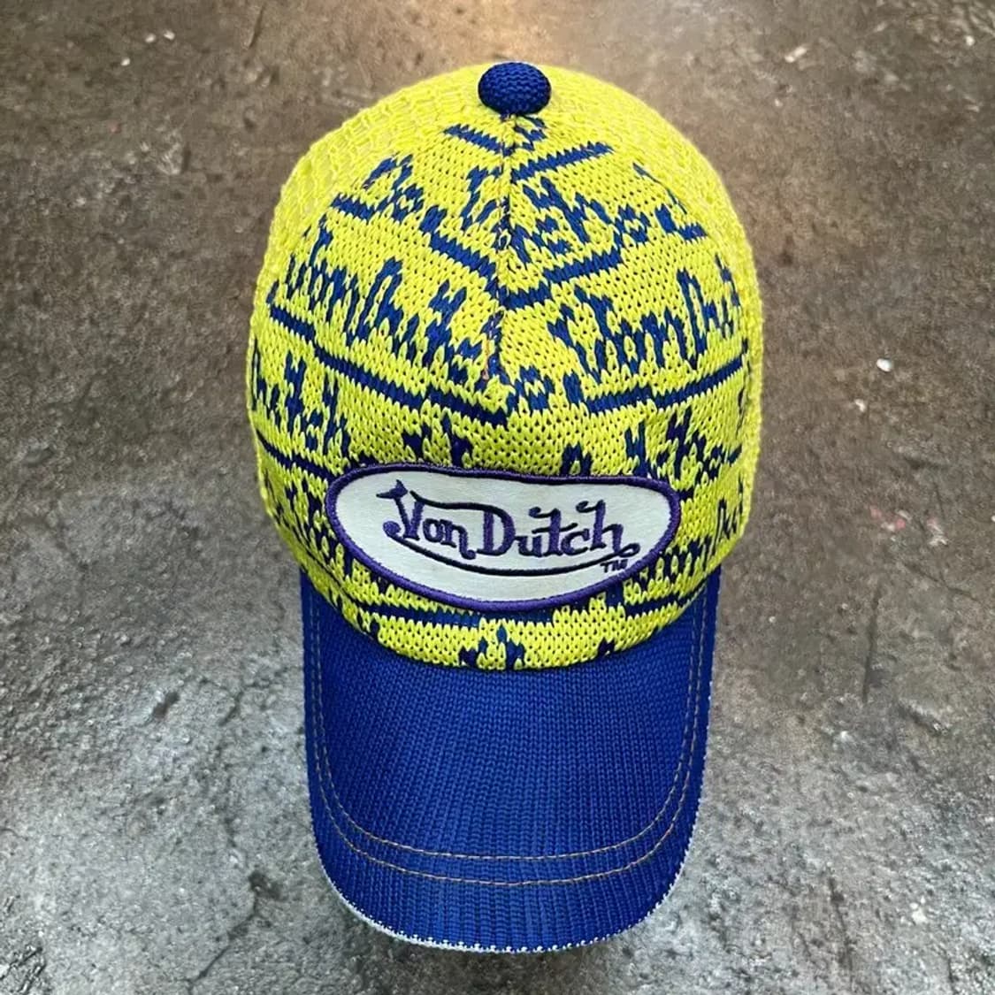 os 본더치 매시 y2k 빈티지 여름 볼캡 모자 남여공용 옐로우 새상품급 상품이미지1
