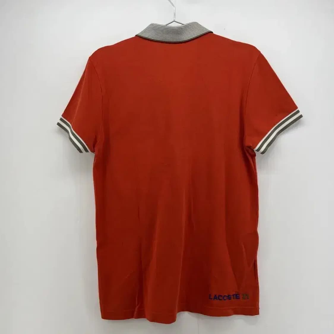 3 라코스테 주황 반팔카라티셔츠 빈티지 남여공용 상품이미지2
