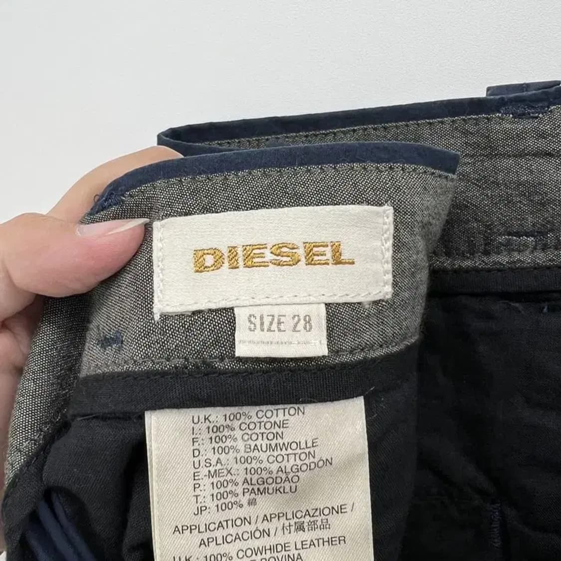 28 디젤 네이비 여름반바지 팬츠 빈티지 상품이미지9