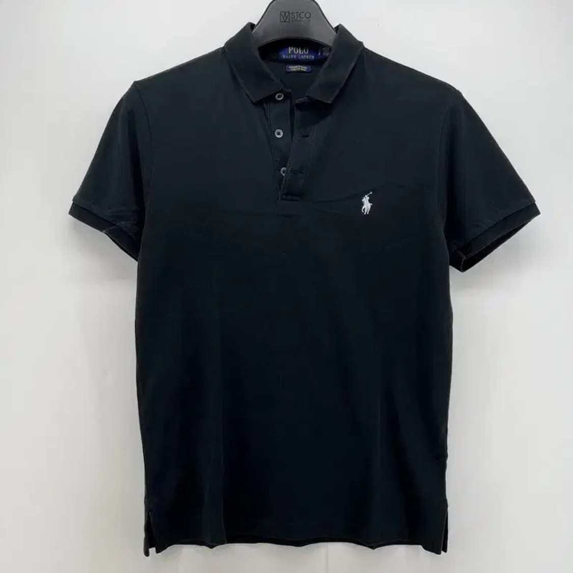 스몰 폴로랄프로렌 국내판 반팔 티셔츠 빈티지 블랙 남여공용 상품이미지1