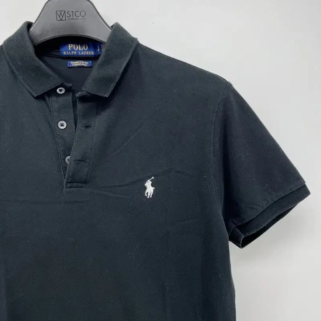 스몰 폴로랄프로렌 국내판 반팔 티셔츠 빈티지 블랙 남여공용 상품이미지3