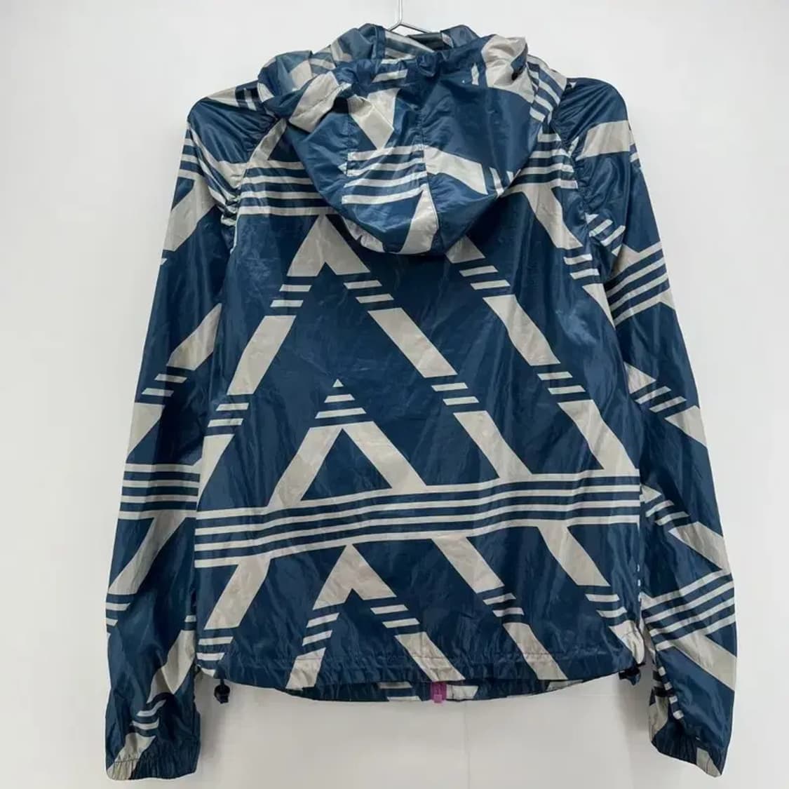 85 아디다스 오리지널스 집업 바람막이 점퍼자켓 유니크패턴 경량우먼 상품이미지4