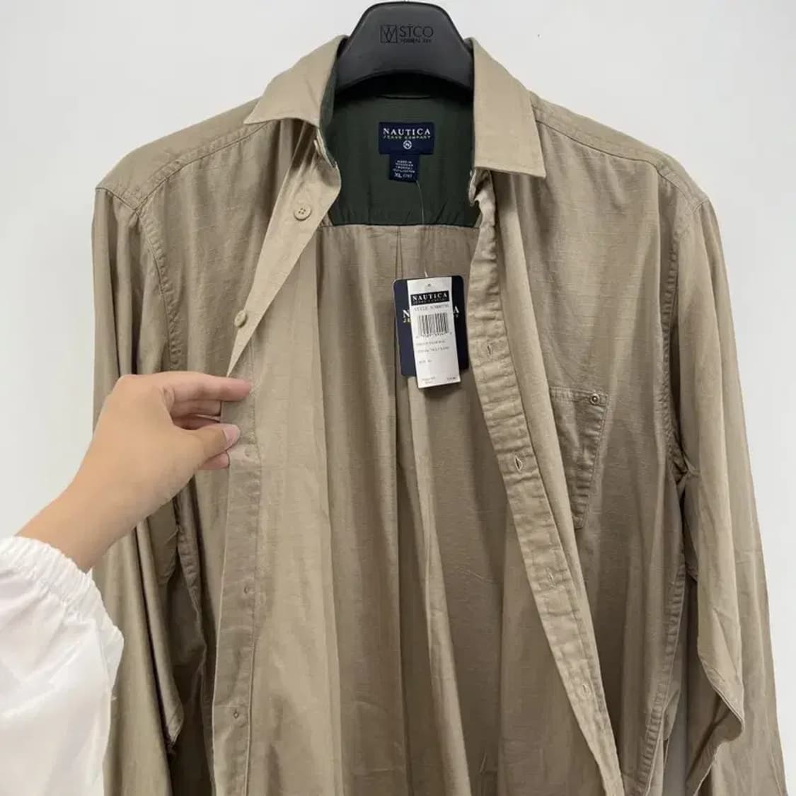 xl 미사용 노티카 진스 오버핏 올드스쿨 남자 셔츠 상품이미지5