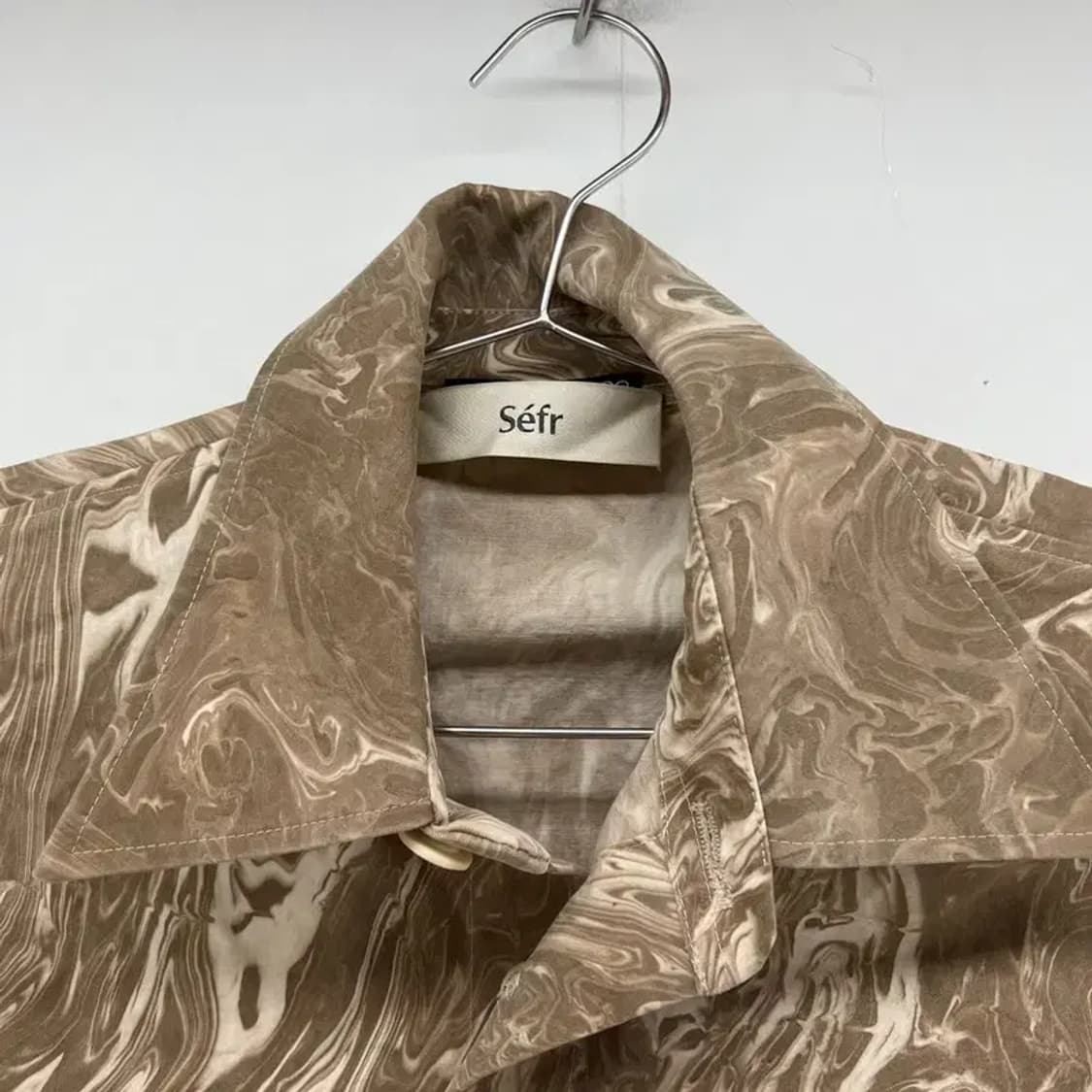 105 10꼬르소꼬모  x  sefr 세퍼 오버핏 유니크 패턴 긴팔 셔츠 상품이미지10