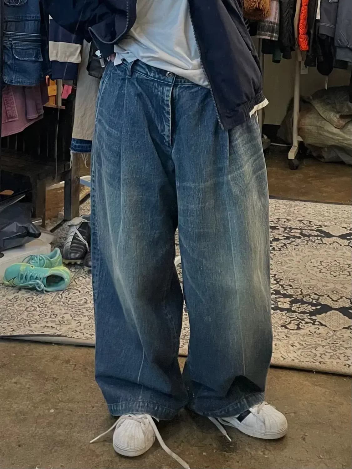 kolor BEACON 컬러 비콘 와이드 데님 팬츠 상품이미지1