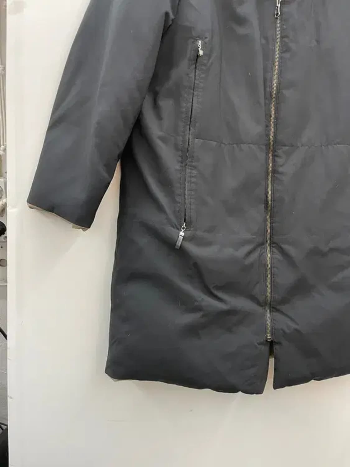 [48] 솔리드옴므 우영미 토끼털 리버시블 남자 양면 롱파카 상품이미지3