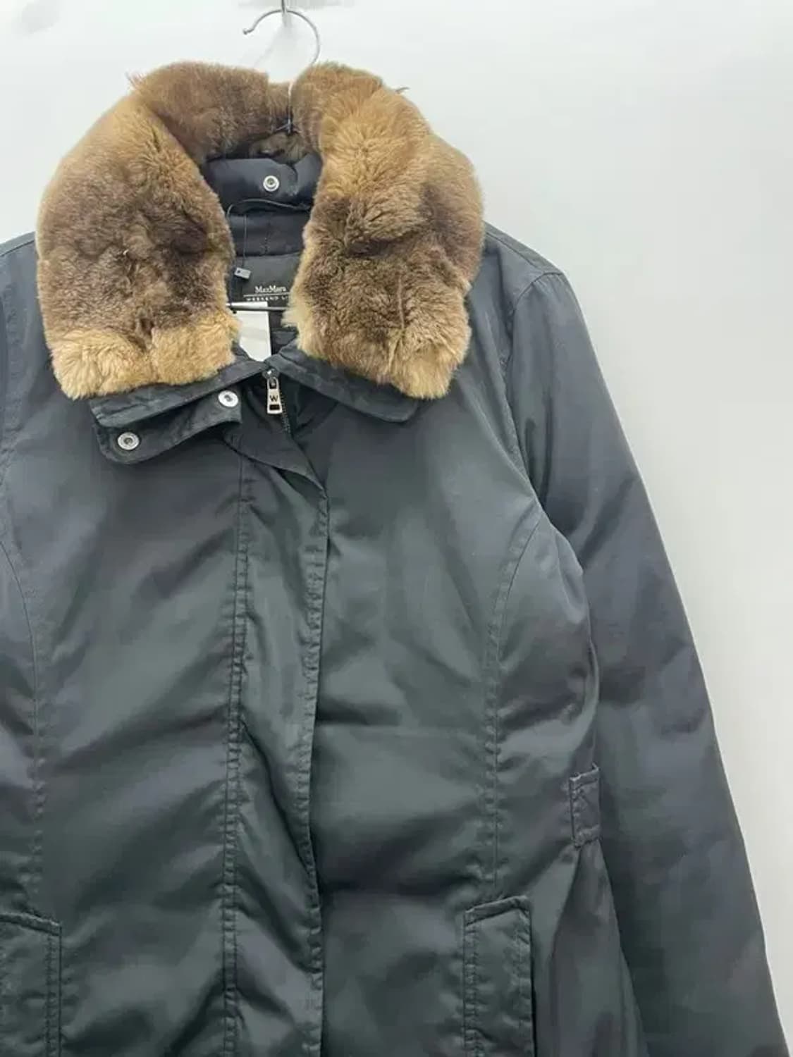 95 막스마라 새상품 여자 퍼 패딩 다운자켓 블랙 상품이미지4