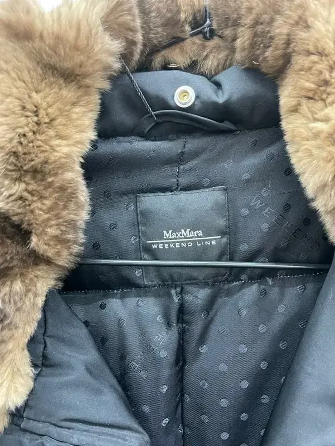 95 막스마라 새상품 여자 퍼 패딩 다운자켓 블랙 상품이미지8